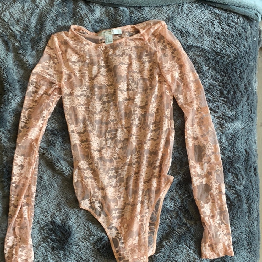 Floral long sleeve bodysuit
